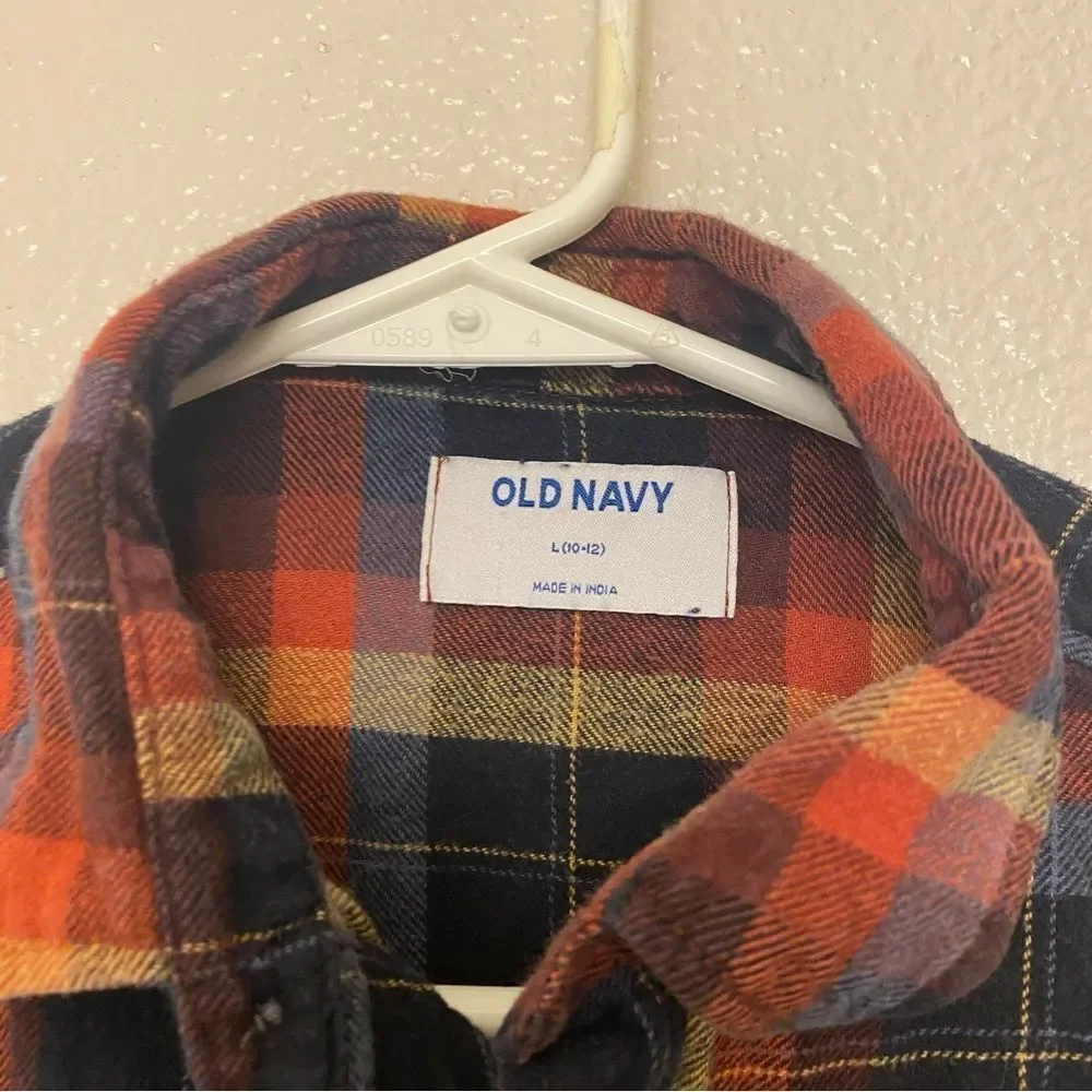 Old Navy plaid flannel